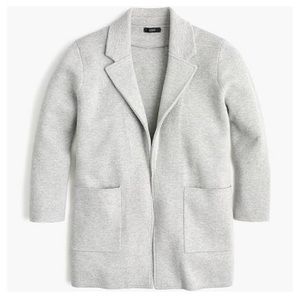 J.Crew Sophie Open-Front Sweater-Blazer